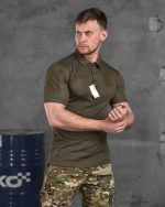 поло coolpass olive ВТ6737 - Зображення 5