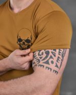 Тактична потовідвідна футболка Odin череп ВН1033 - Зображення 8