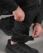 Літній тактичний костюм Убакс+Штани Rip-Stop Black SWAT - Зображення 7