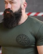 Тактична потовідвідна футболка SABUR РУНИ ЗЕЛЕНИЙ ВТ6563 - Зображення 6