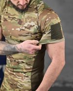 Тактична потовідвідна футболка AXEL мультікам ВТ6731 - Зображення 5