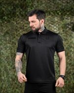 тактична футболка polo PATRIOT black ВР6347 - Зображення 4