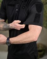 тактична футболка polo PATRIOT black ВР6347 - Зображення 6