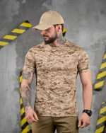 Бавовняна тактична футболка Patriot Desert Digital - Зображення 2