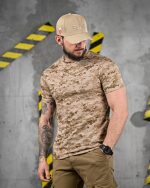 Бавовняна тактична футболка Patriot Desert Digital - Зображення 3