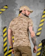 Бавовняна тактична футболка Patriot Desert Digital - Зображення 4