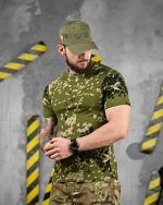 Бавовняна тактична футболка Patriot Flecktarn-D - Зображення 3