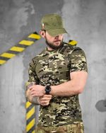 Бавовняна тактична футболка Patriot MultiCam Green - Зображення 3