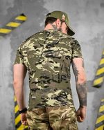 Бавовняна тактична футболка Patriot MultiCam Green - Зображення 4