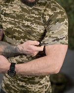 Футболка піксель ЗСУ (гарна якість) МС8525 - Зображення 5
