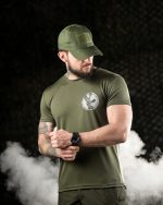 Тактична футболка потовідвідна Odin dzen олива ВТ6662 - Зображення 3