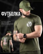 Тактична футболка потовідвідна Odin dzen олива ВТ6662 - Зображення 6