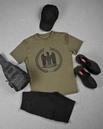 Тактична потовідвідна футболка OBLIVION SPQR олива ДЛ6580 - Зображення 6