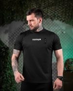 Футболка поліція black ВТ6013 - Зображення 3