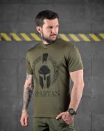 Тактична потовідвідна футболка Oblivion SPARTAN олива ДЛ6583 - Зображення 2