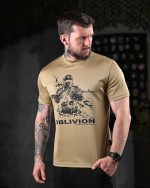 Тактична футболка для відведення поту OBLIVION soldier coyot ДЛ7161 - Зображення 2