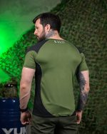 Тактична футболка 5.11 олива/чорний ПП7651 - Зображення 3