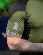 Тактична футболка 5.11 олива/чорний ПП7651 - Зображення 4