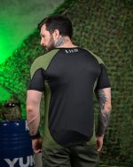 Тактична футболка 5.11 black/oliva ПП7650 - Зображення 3