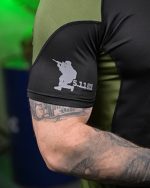 Тактична футболка 5.11 black/oliva ПП7650 - Зображення 5
