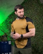Тактична футболка 5.11 coyot/black ПП7649 - Зображення 2