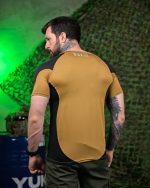 Тактична футболка 5.11 coyot/black ПП7649 - Зображення 3
