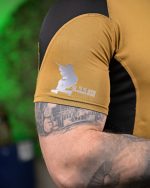 Тактична футболка 5.11 coyot/black ПП7649 - Зображення 5