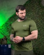Компресійна футболка 5.11 олива ПП7647 - Зображення 2