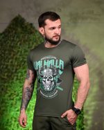 Тактична футболка, що виводить піт Valhalla oliva ПП7704 - Зображення 2