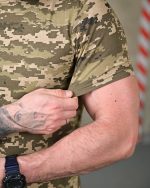 Футболка бавовняна піксель ДЛ7354 - Зображення 4