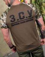 Тактична футболка "ЗСУ" піксель олива - Зображення 4