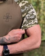 Тактична футболка "ЗСУ" піксель олива - Зображення 5