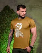 Тактична потоотводна футболка Girl coyot ПП7700 - Зображення 2