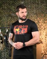 Тактична водовідвідна футболка Штурмуй black ПП7898 - Зображення 2