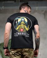 Тактична вологовідвідна футболка Medic Black - Зображення 4