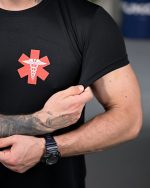 Тактична вологовідвідна футболка Medic Black - Зображення 5