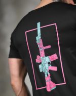 Тактична футболка Coolmax "Gun" чорна - Зображення 6