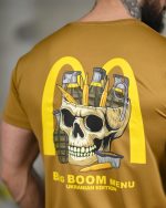 Тактична футболка Coolmax "Boom menu" койот - Зображення 6