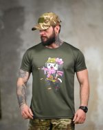 Тактична футболка Selion «Warrior» Coolmax Oliva - Зображення 2