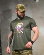 Тактична футболка Selion «Warrior» Coolmax Oliva - Зображення 3