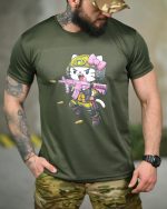 Тактична футболка Selion «Warrior» Coolmax Oliva - Зображення 4