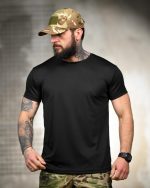 Тактична футболка Coolmax "Odin" чорна - Зображення 3