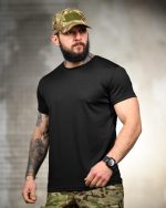 Тактична футболка Coolmax "Odin" чорна - Зображення 4