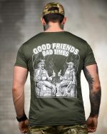 Тактична футболка Coolmax "Friends" оливкова - Зображення 4