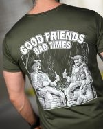 Тактична футболка Coolmax "Friends" оливкова - Зображення 5