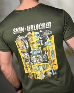 Тактична футболка Selion "Unlocked" оливковий - Зображення 5