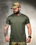 Тактична футболка Coolmax "Odin" оливкова - Зображення 2