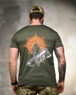 Тактична футболка Coolmax "Odin" оливкова - Зображення 4
