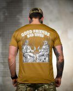 Тактична футболка Coolmax "Friends" койот - Зображення 2