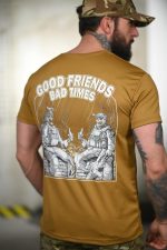 Тактична футболка Coolmax "Friends" койот - Зображення 5